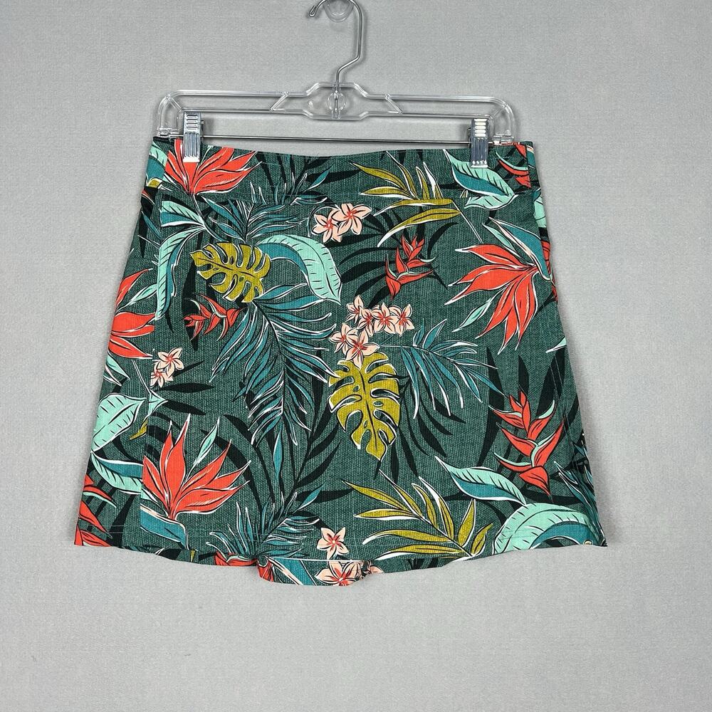 RipSkirt Hawaii Wrap Skirt Size Small Tropical Vintage Bali Jungle Print Resort